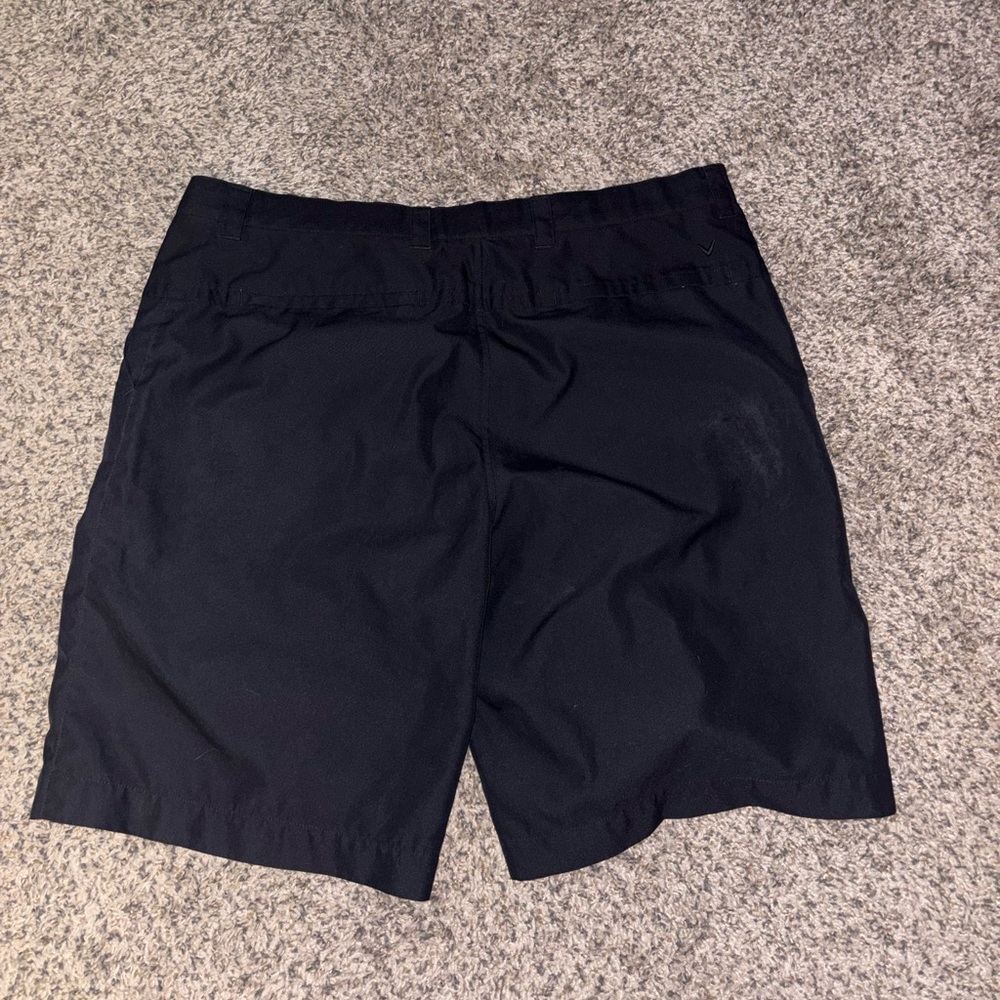 Callaway Men's Flat Front Shorts - Dark Gray